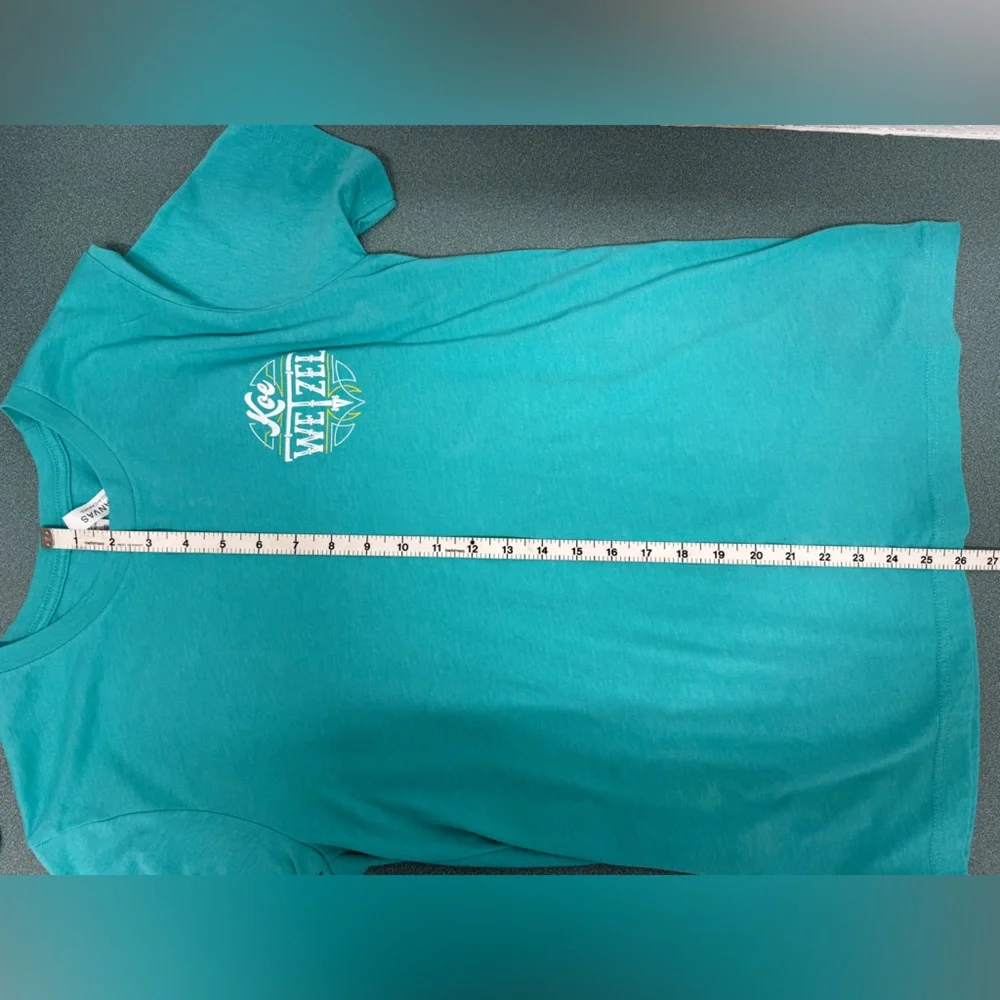 Koe Wetzel Graphic Concert T-Shirt Medium Teal - Picture 7 of 8